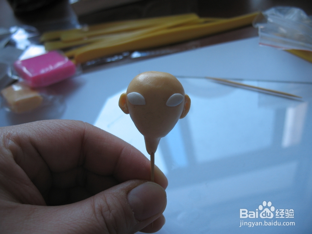 如何用软陶制作卡通头像