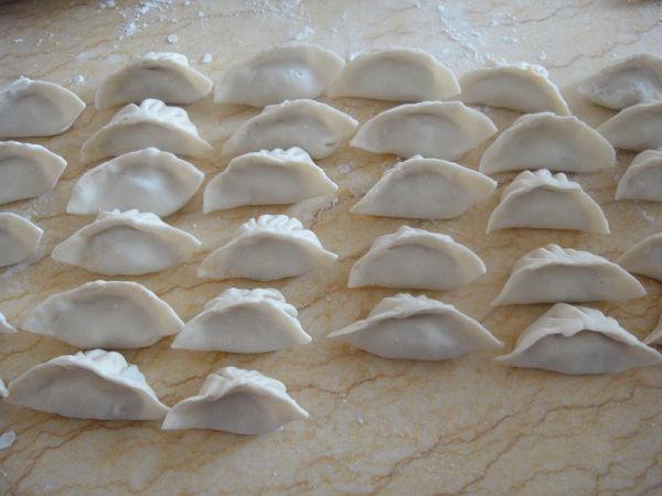 榨菜豆腐猪肉锅贴