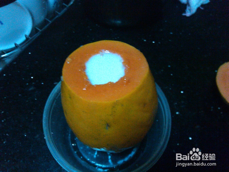 木瓜牛奶的做法【图解】