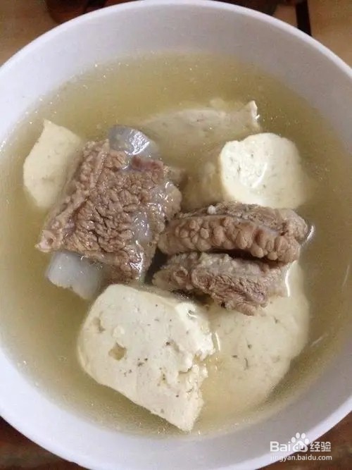豆腐排骨清汤