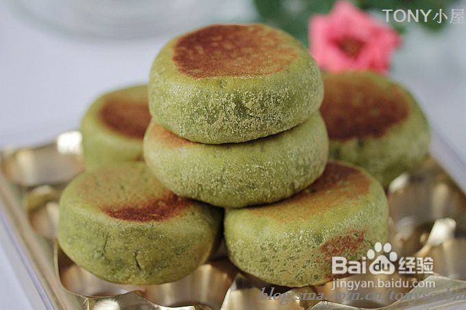 面饼控们不可错过的一款菠菜红豆面饼