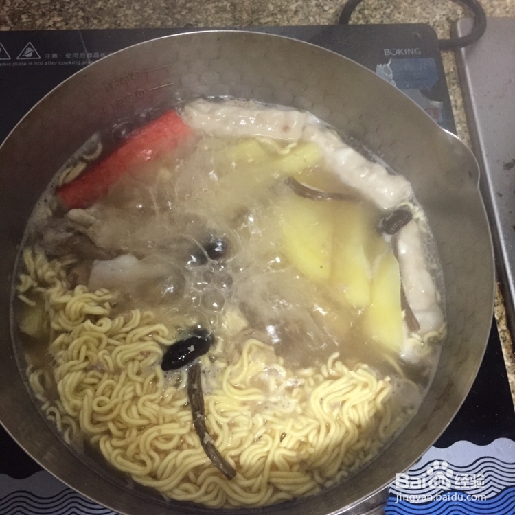 单人排骨汤寿喜锅的简单做法