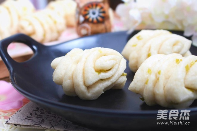 香葱花卷 宝宝健康食谱