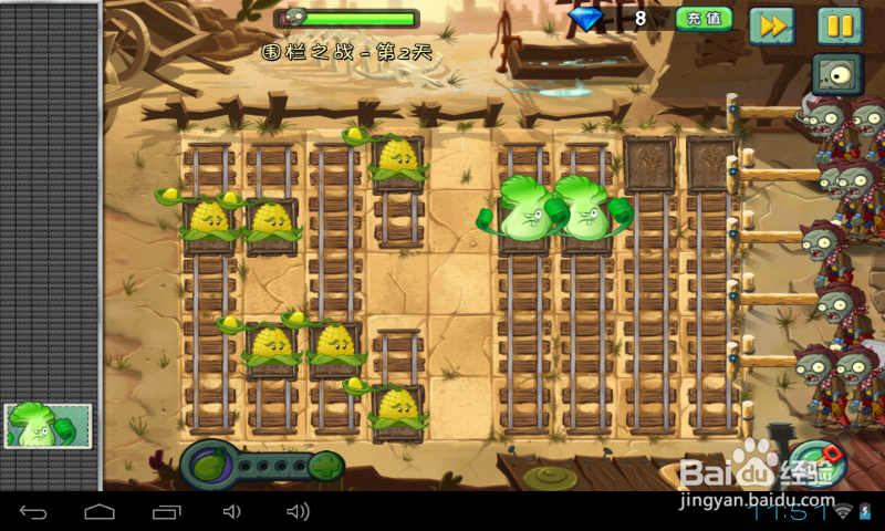 植物2中文版狂野西部围栏之战第2天过关攻略