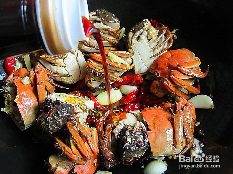 开胃麻辣口水蟹的家庭制作方法