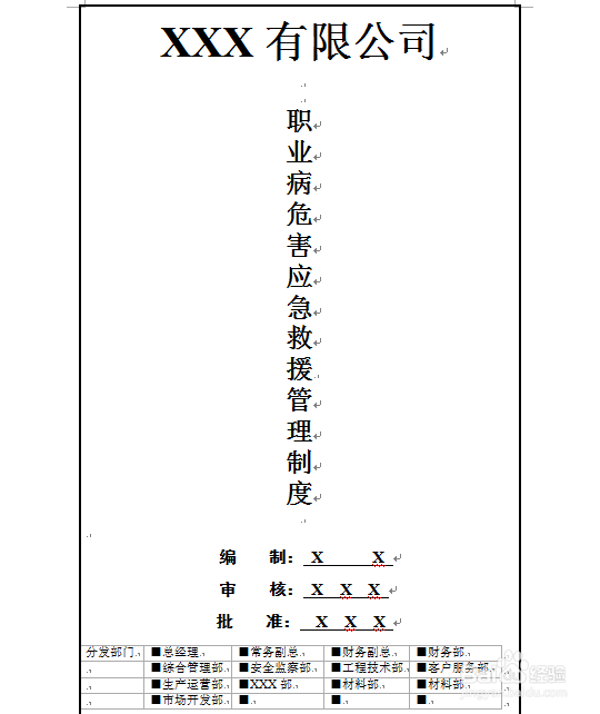 怎么制定职业病危害应急救援管理制度