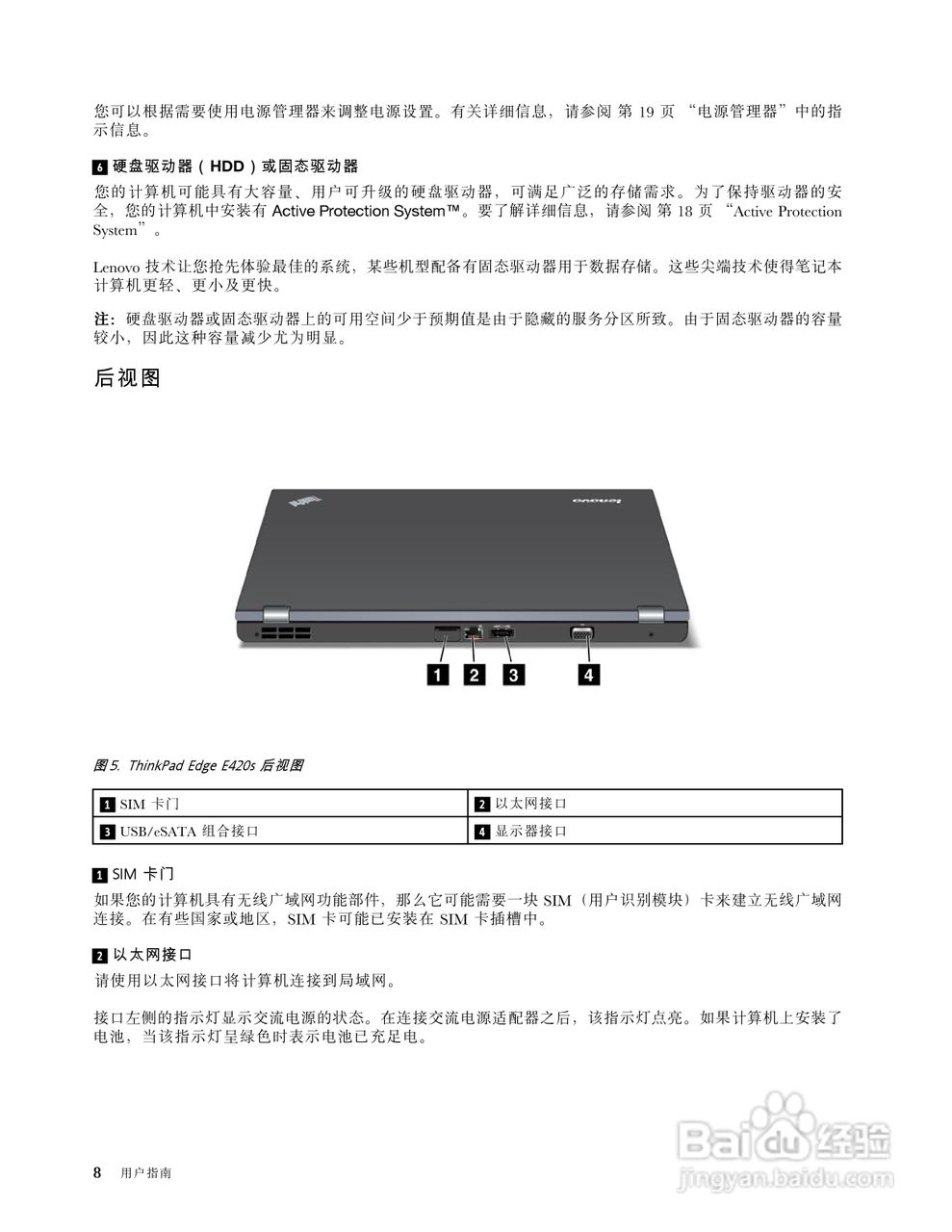 IBM(ThinkPad)E420s笔记本电脑使用说明书:[3]