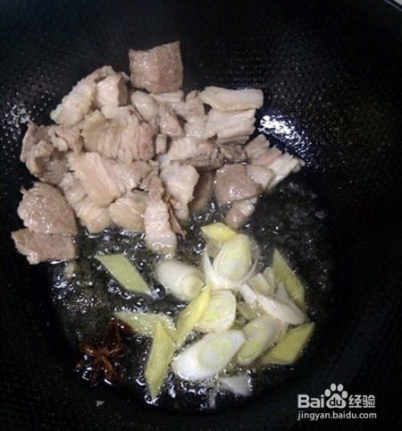 大白菜炒五花肉