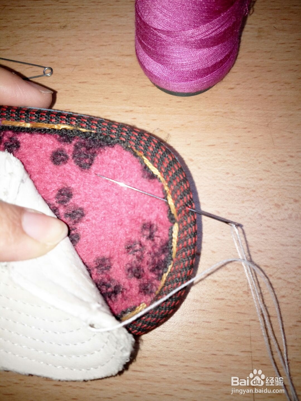 好看的牛仔布棉拖鞋