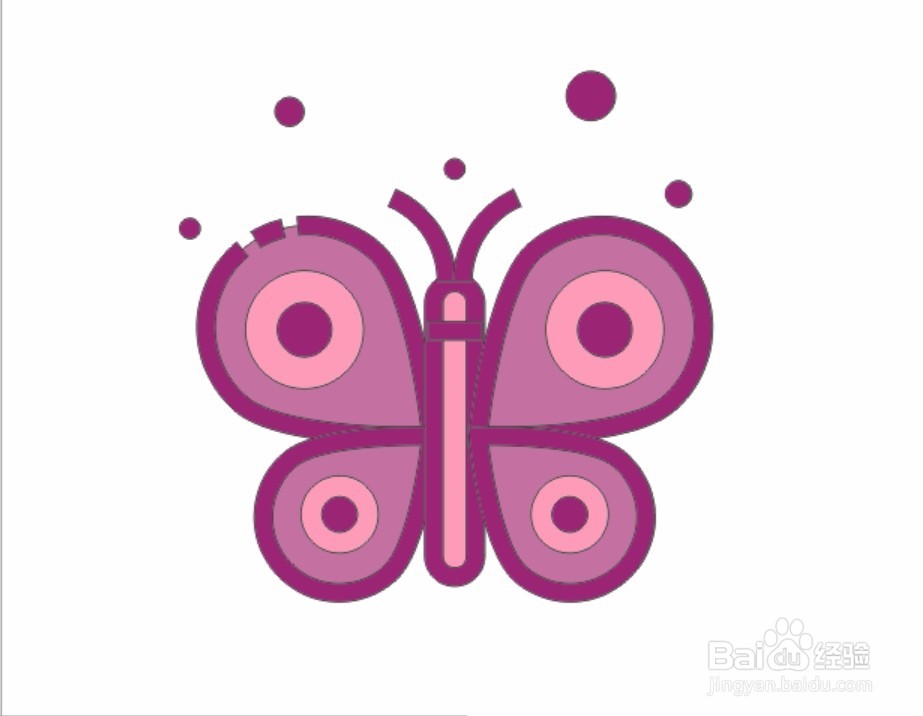 蝴蝶简笔画图片设计