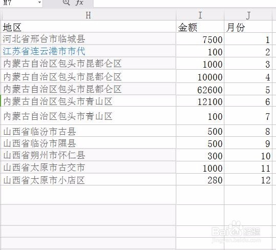 excel中如何建立数据透视表