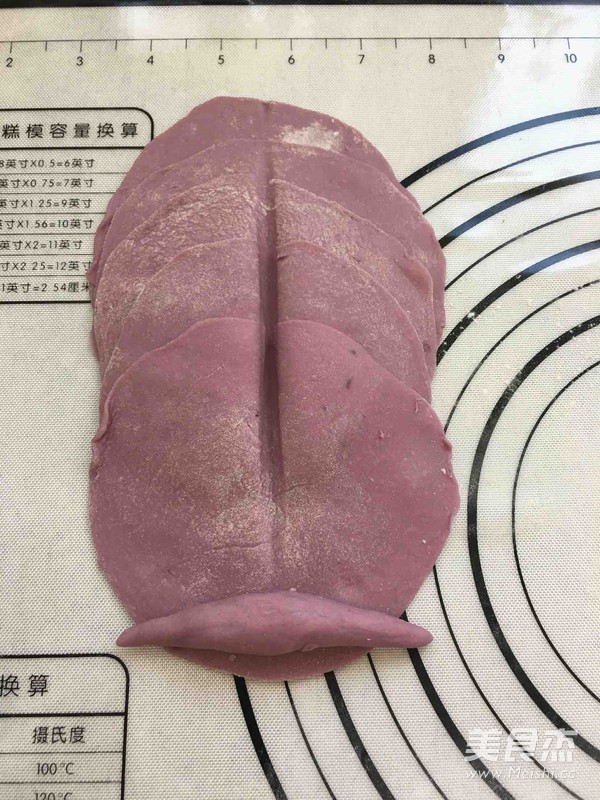 紫薯玫瑰花馒头