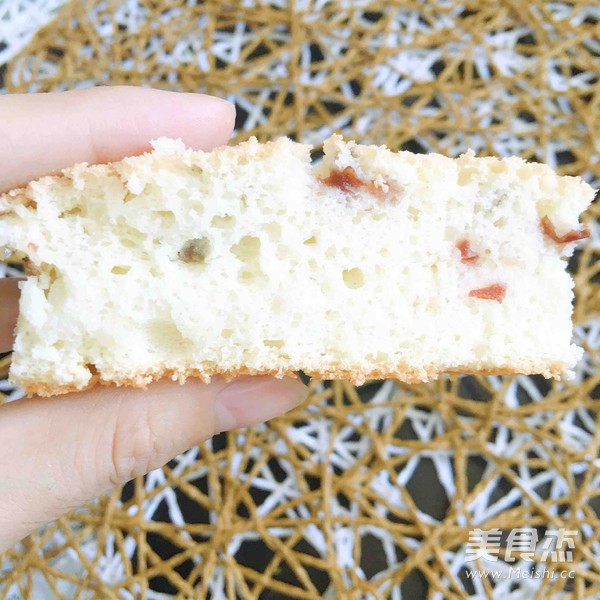 没有柠檬汁也可以做出来的蔓越梅天使蛋糕