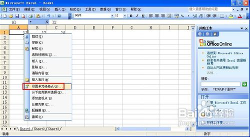 <b>Excel 2003怎样锁定单元格</b>