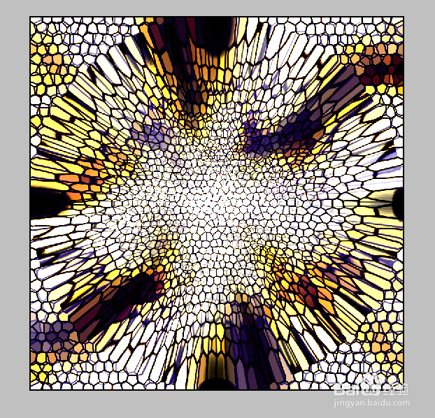 PS如何昆虫翅膀样式的玻璃网格效果