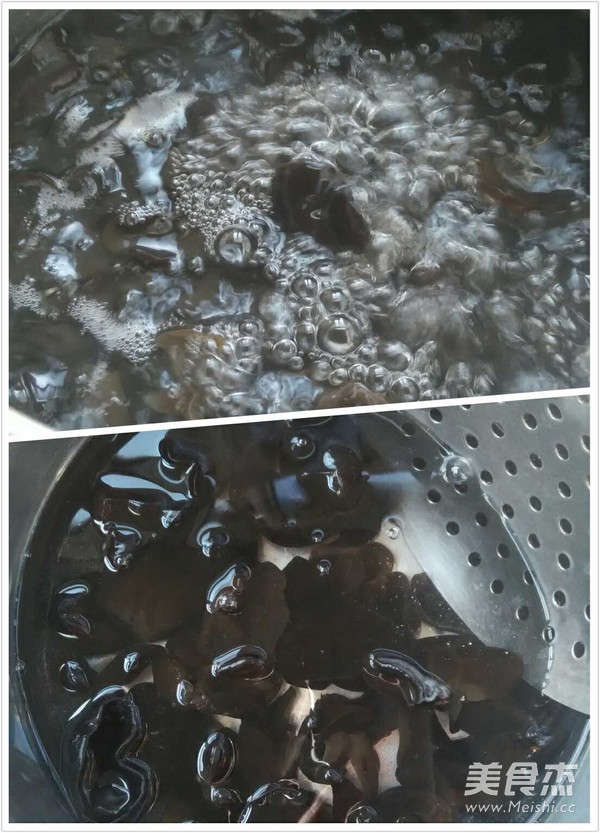 爽口木耳的做法