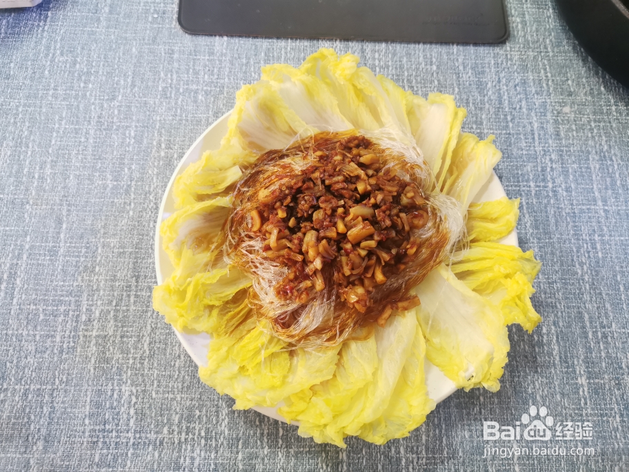 一次就学会的瑶柱粉丝蒸娃娃菜
