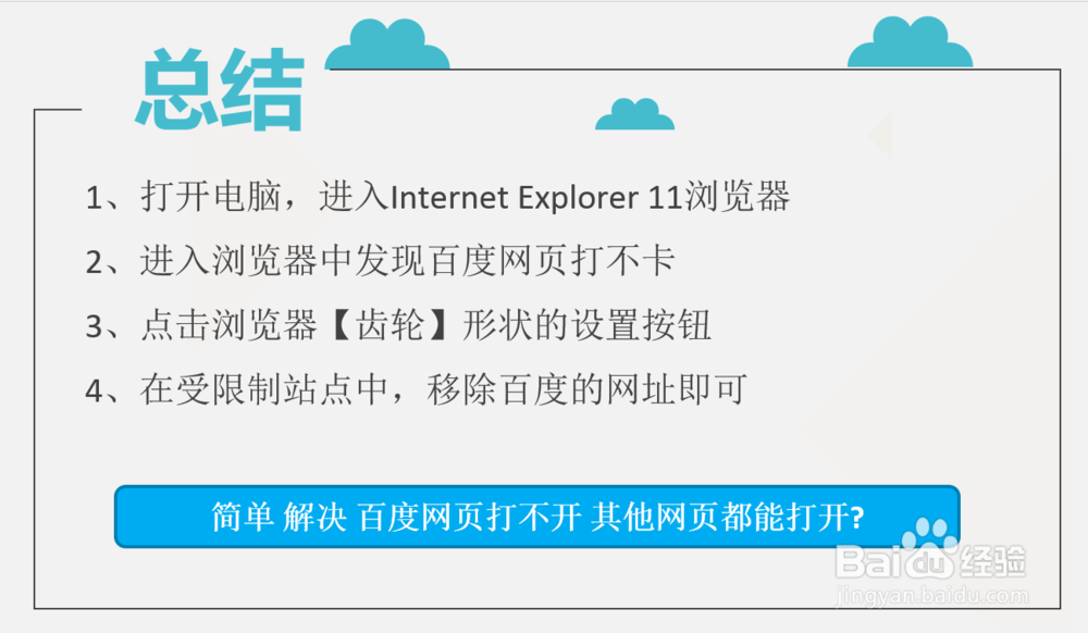 简单 解决 百度网页打不开 其他网页都能打开