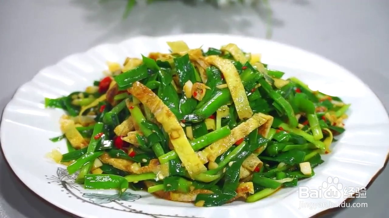 如何做开胃好吃的凉拌韭菜鸡蛋