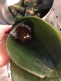 红豆蜜枣小脚粽