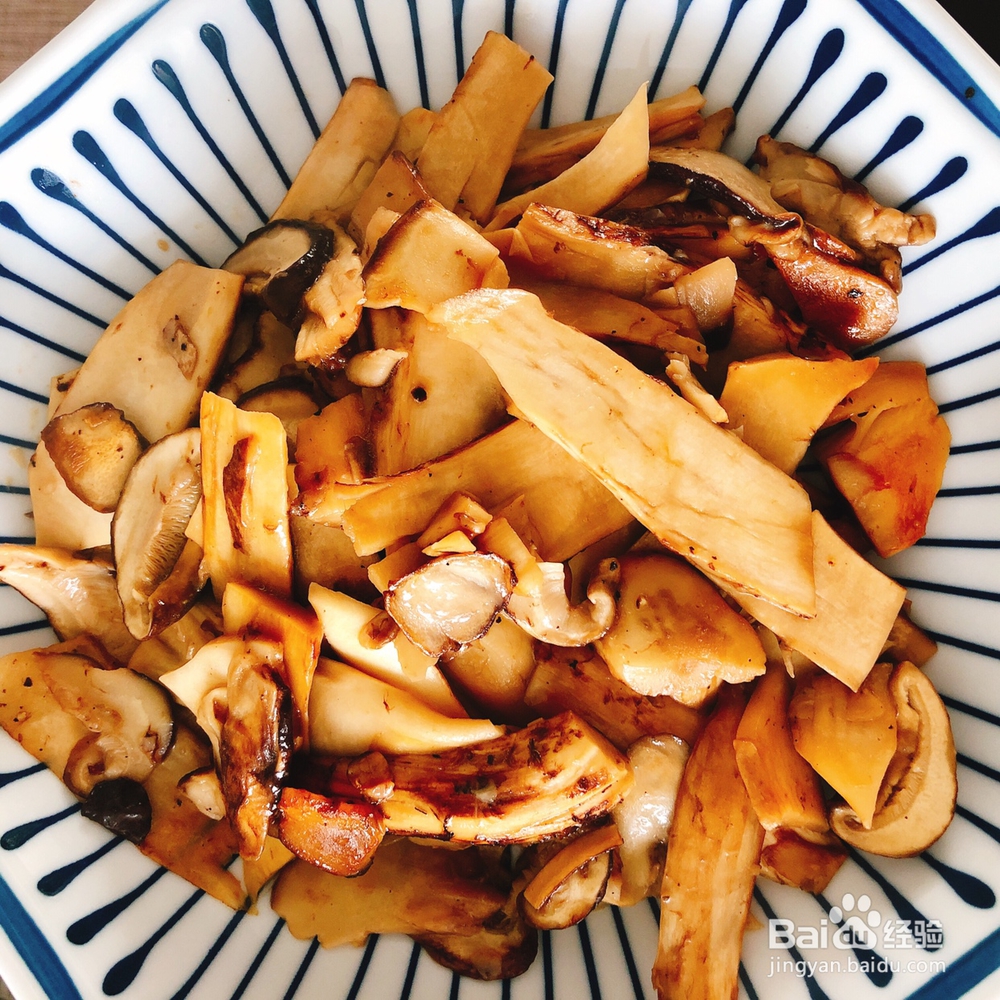 心心念念的素炒松茸