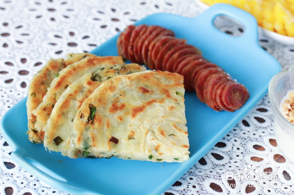 农家菜酥脆版葱油饼