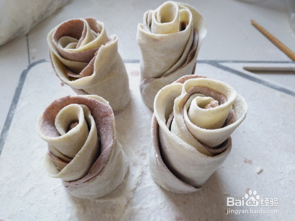超诱人的玫瑰花馒头