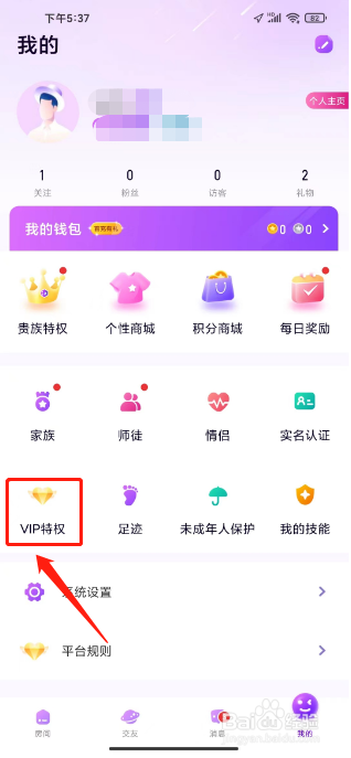 声吧如何进行开通VIP特权