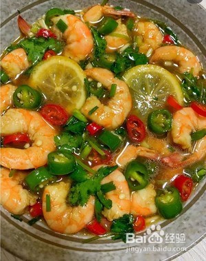 绝味辣椒柠檬虾