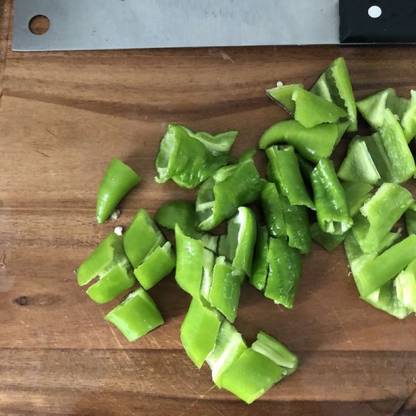 青椒番茄土豆片儿