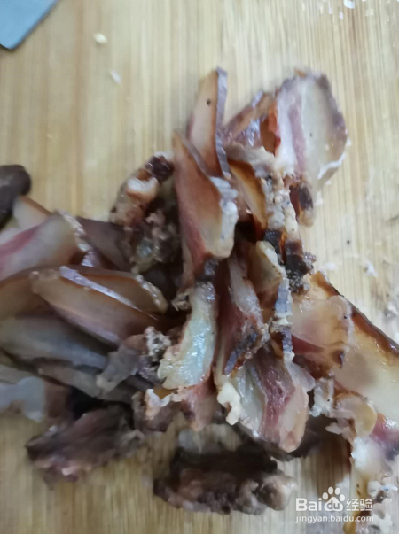 腊肉炒冬笋的做法