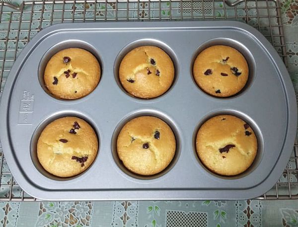 蔓越莓海棉小蛋糕