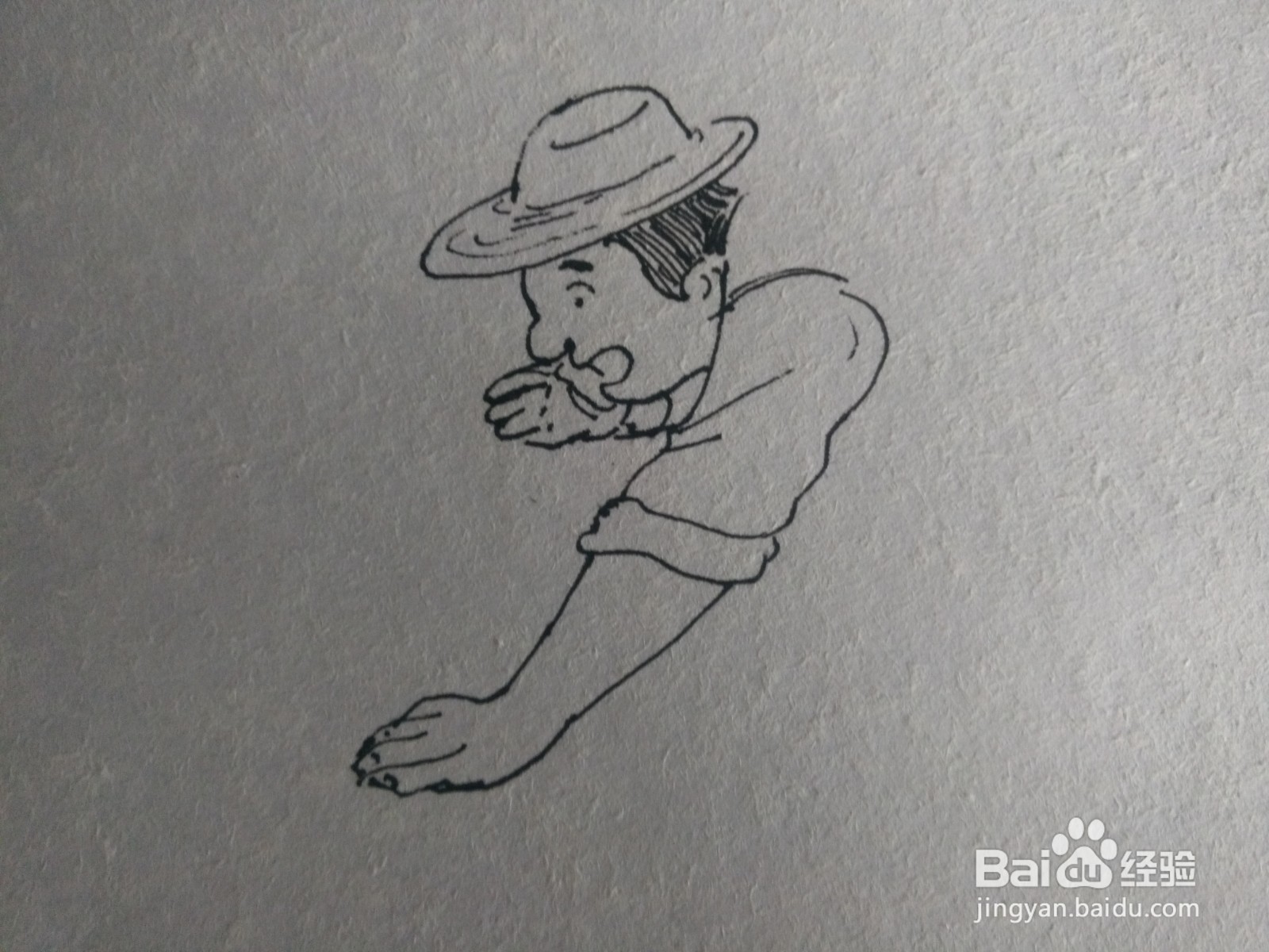 大大大和小小小历险记简笔画