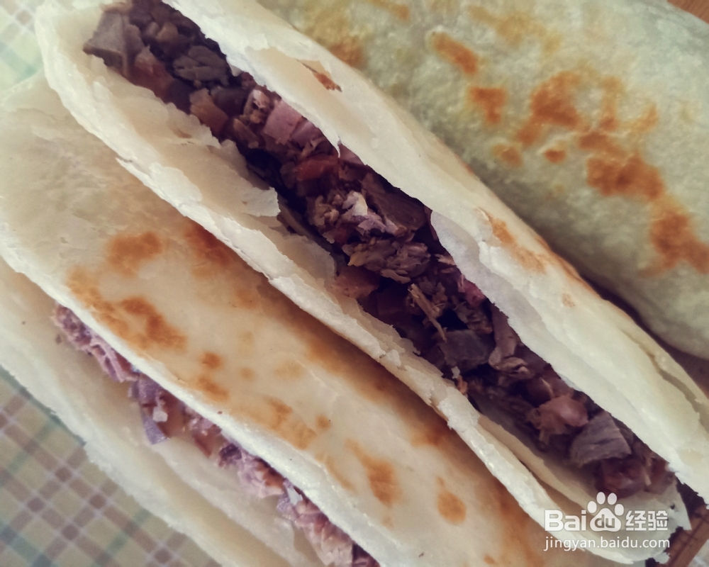 驴肉火烧美食教程!