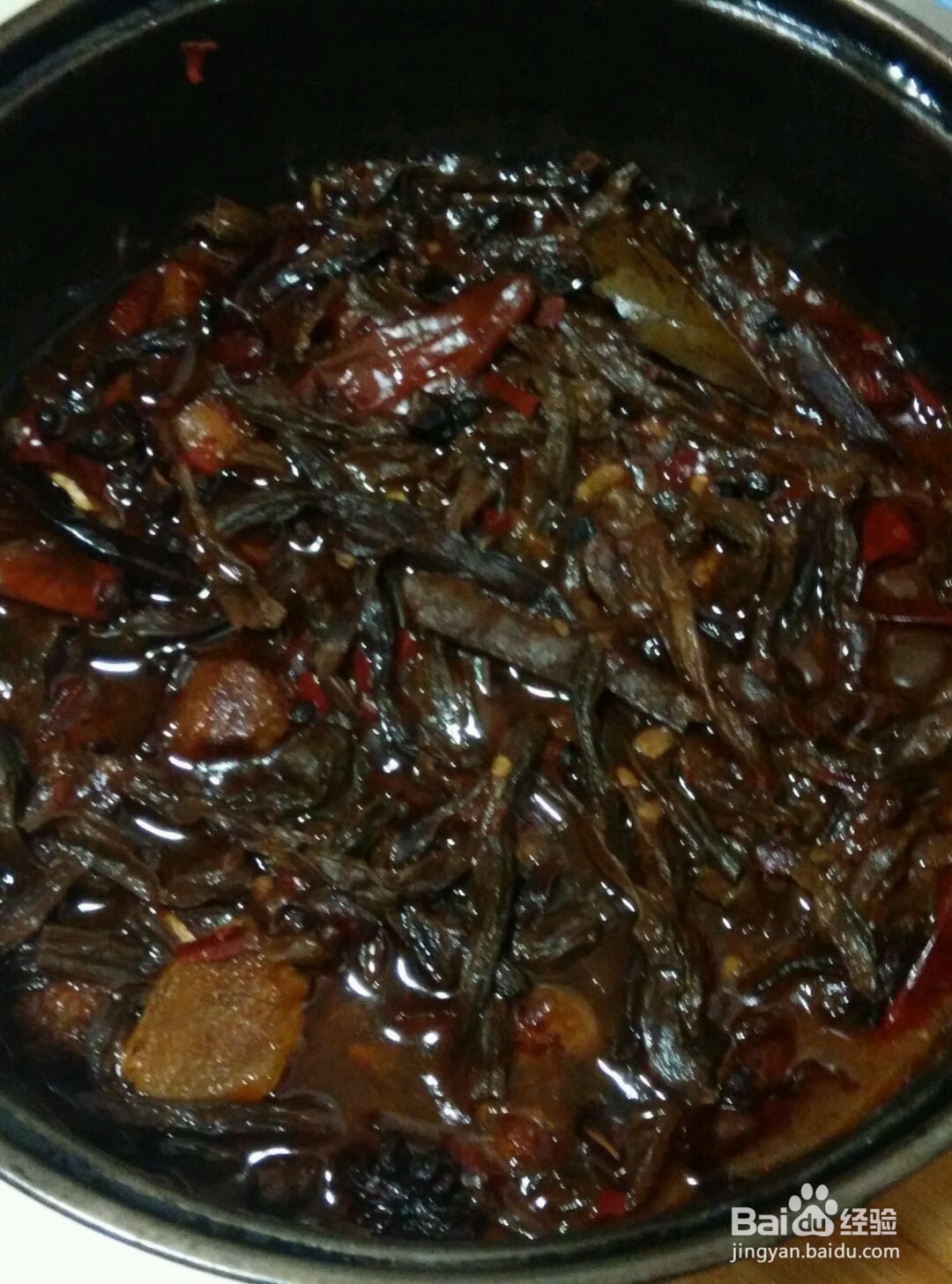 懒人版干豇豆红烧肉的做法