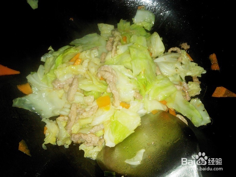 包菜肉丝的家常做法