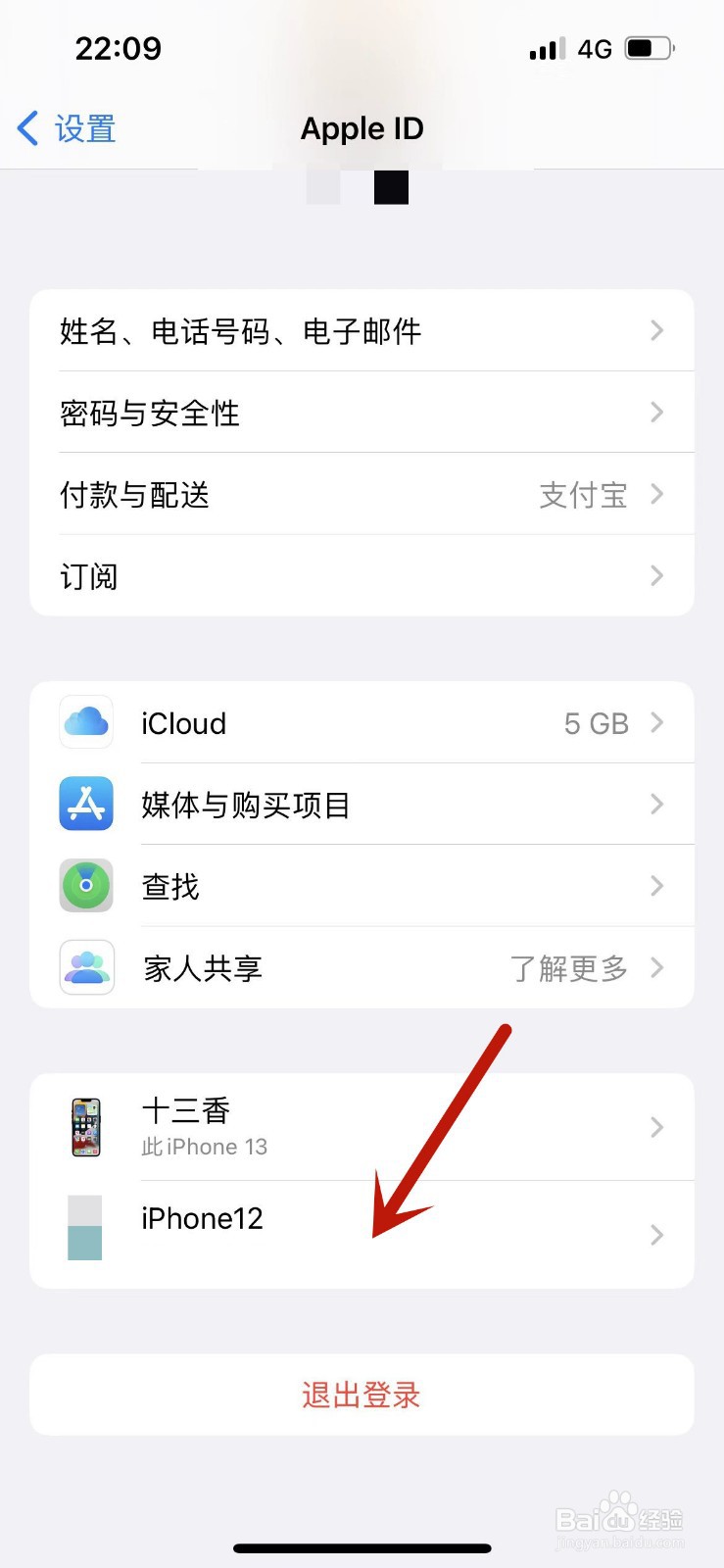 苹果手机怎么清除登录过的id