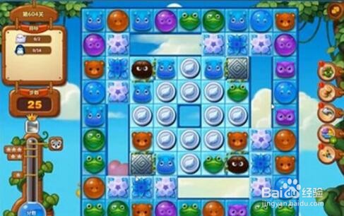 开心消消乐604关拯救小动物过关介绍