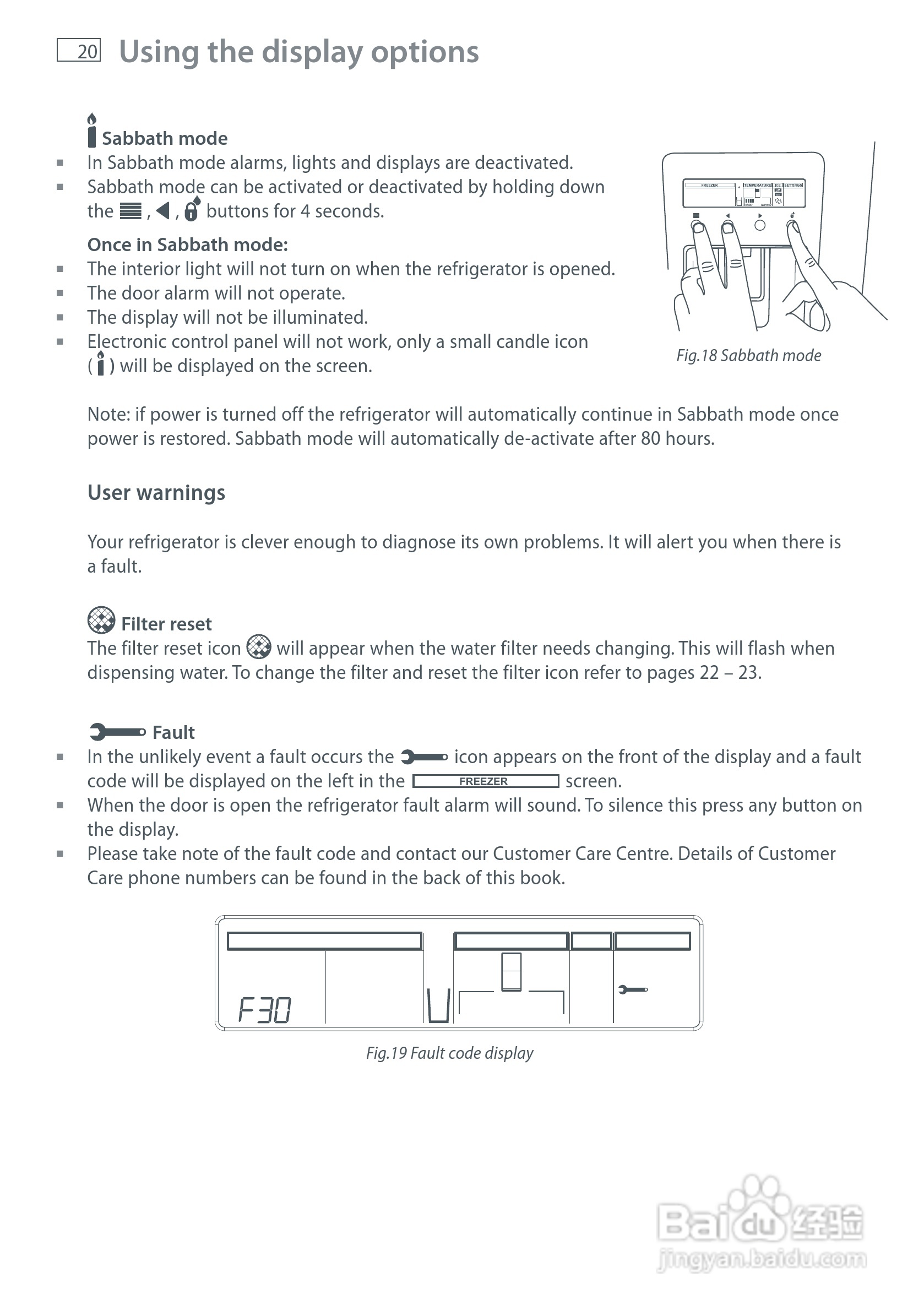 斐雪派克E522BRXFDU2冰箱说明书:[3]