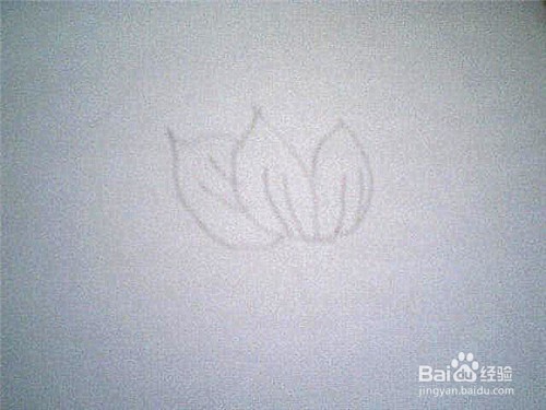 简笔画荷花的画法：