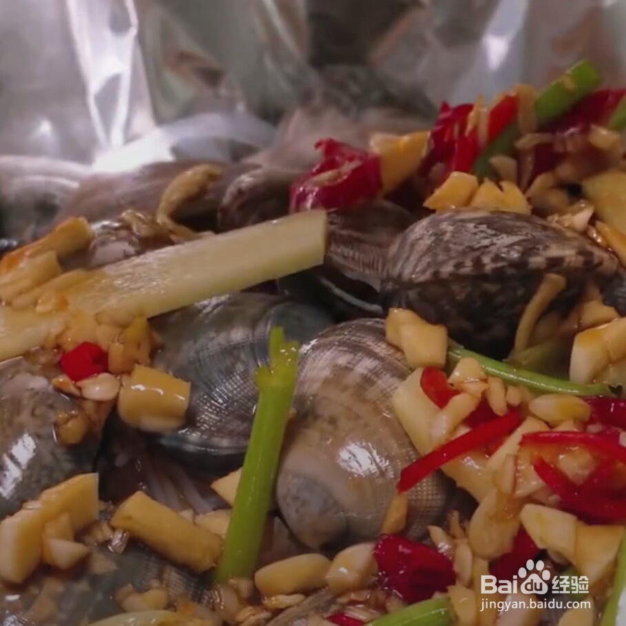 锡纸花甲粉做法教程