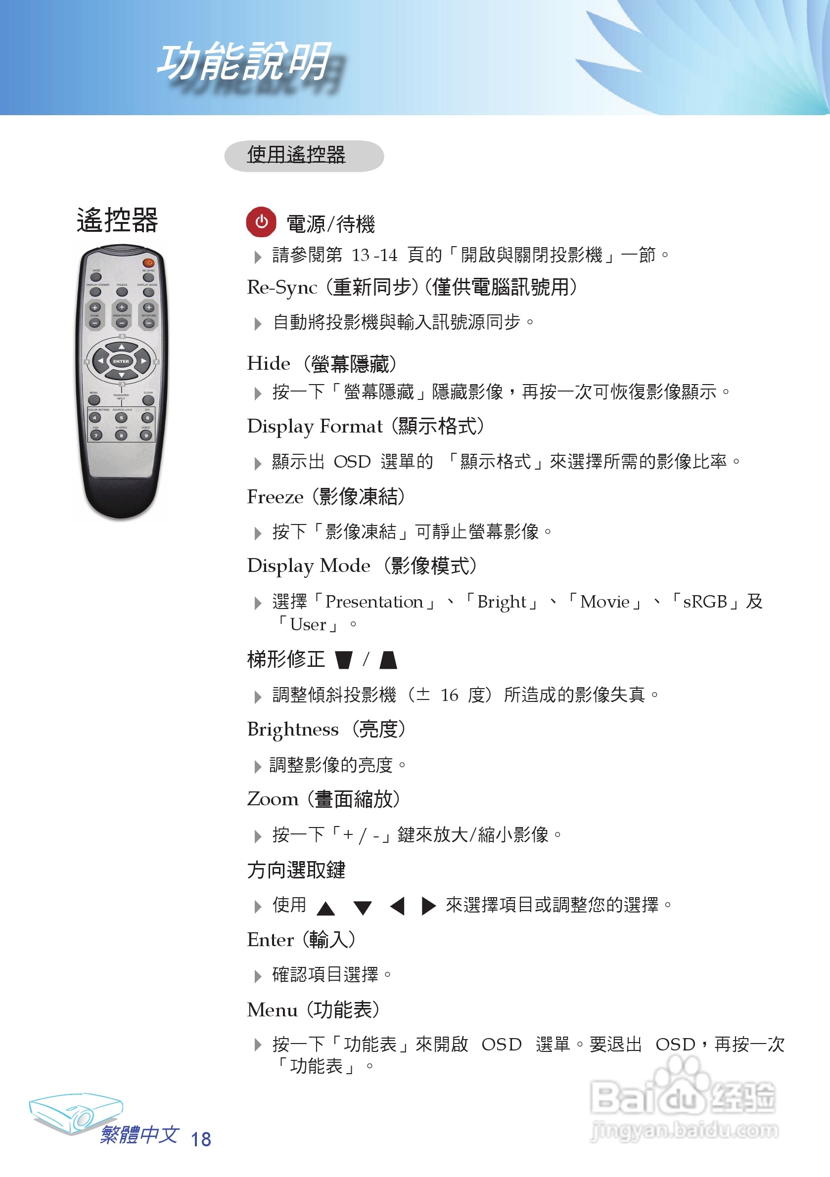 奥图玛投影机EP709型说明书:[2]