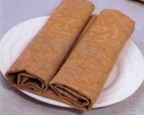 餐巾折花 盘花的折法