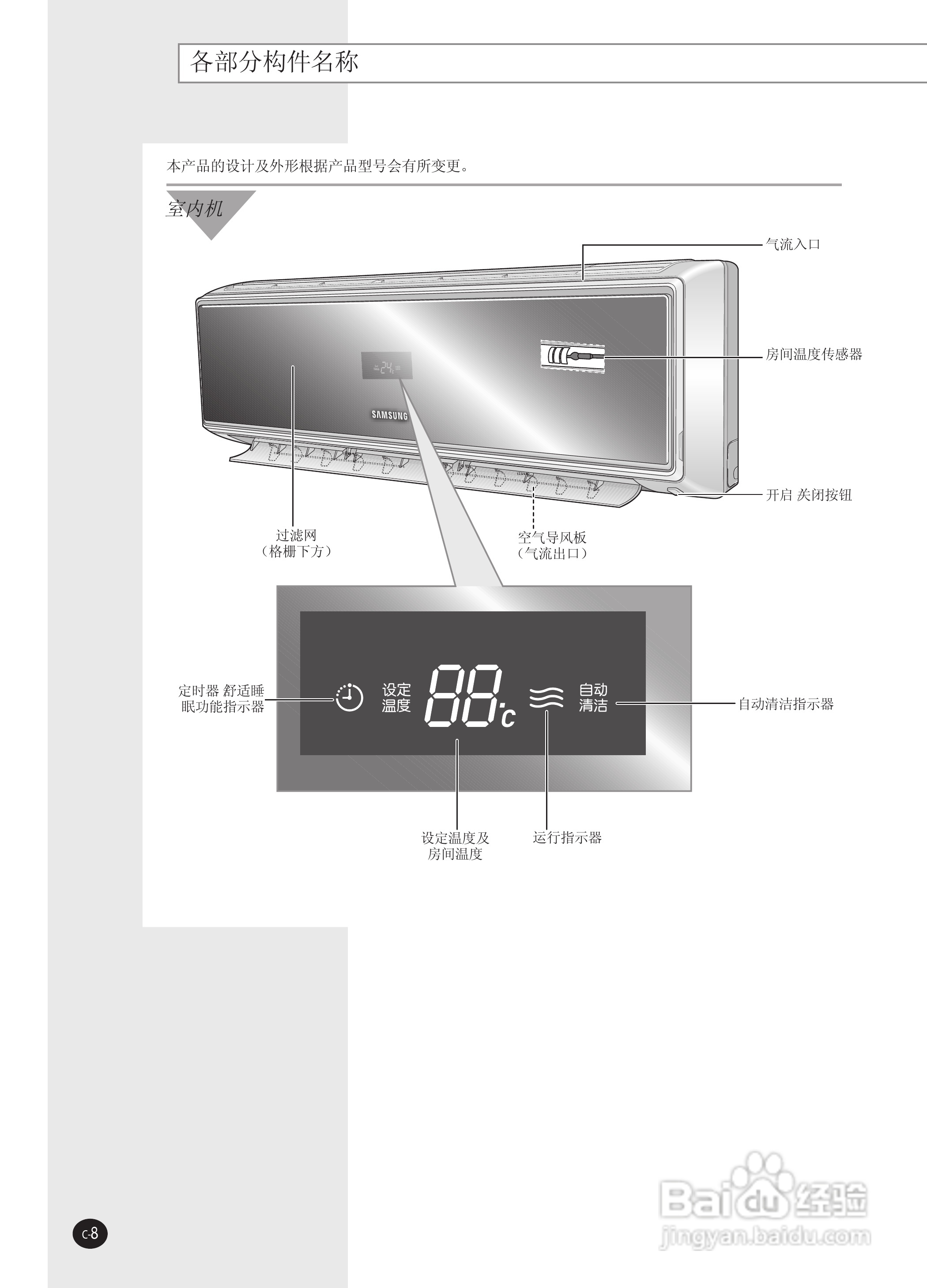 Samsung三星KFR-25GW/VEC空调说明书:[1]