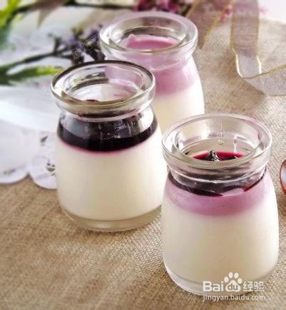 家庭小甜品——双色乳酪布丁