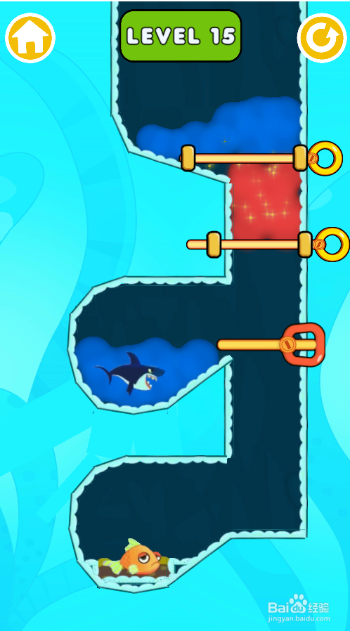 如何营救小金鱼（Level 15）