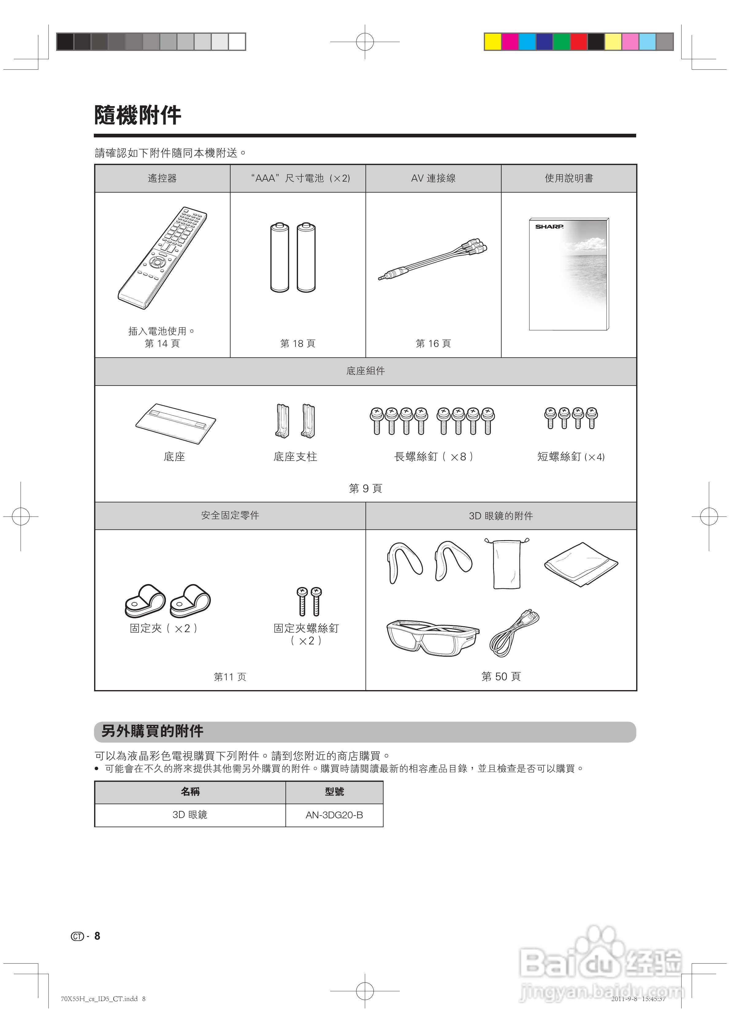 声宝LC-70X55H型液晶电视机说明书:[1]