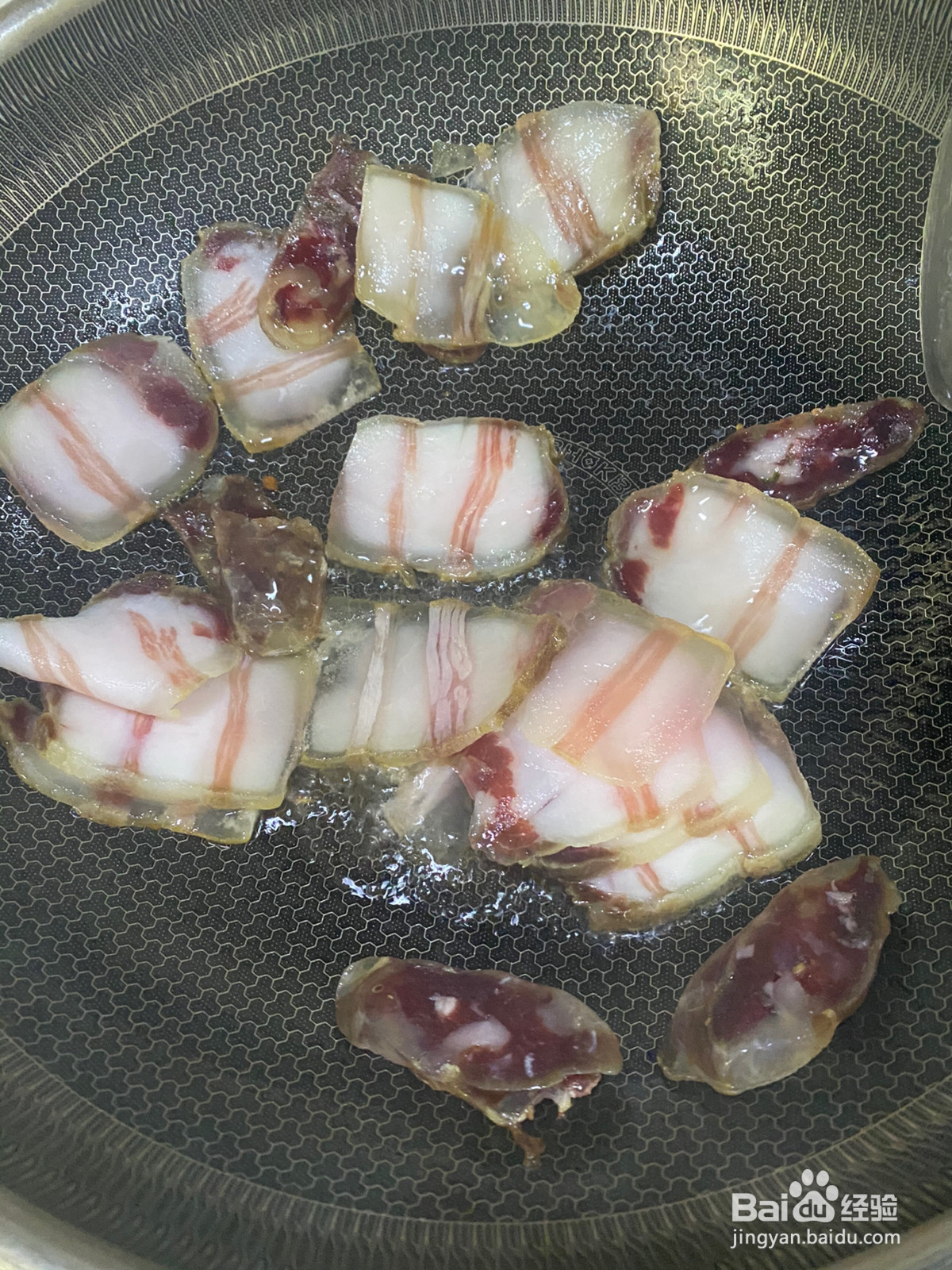 腊肉炒大蒜的做法