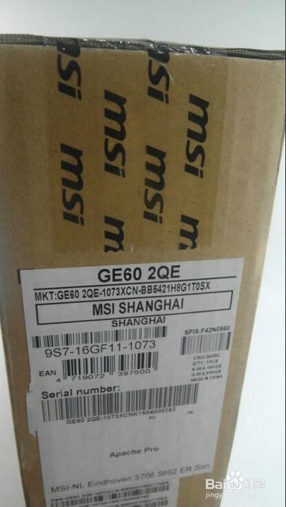 微星GE60 2QE-1073XCN 开箱
