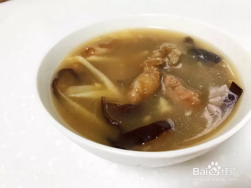 怎样做出家常菜系列之香菇肉羹